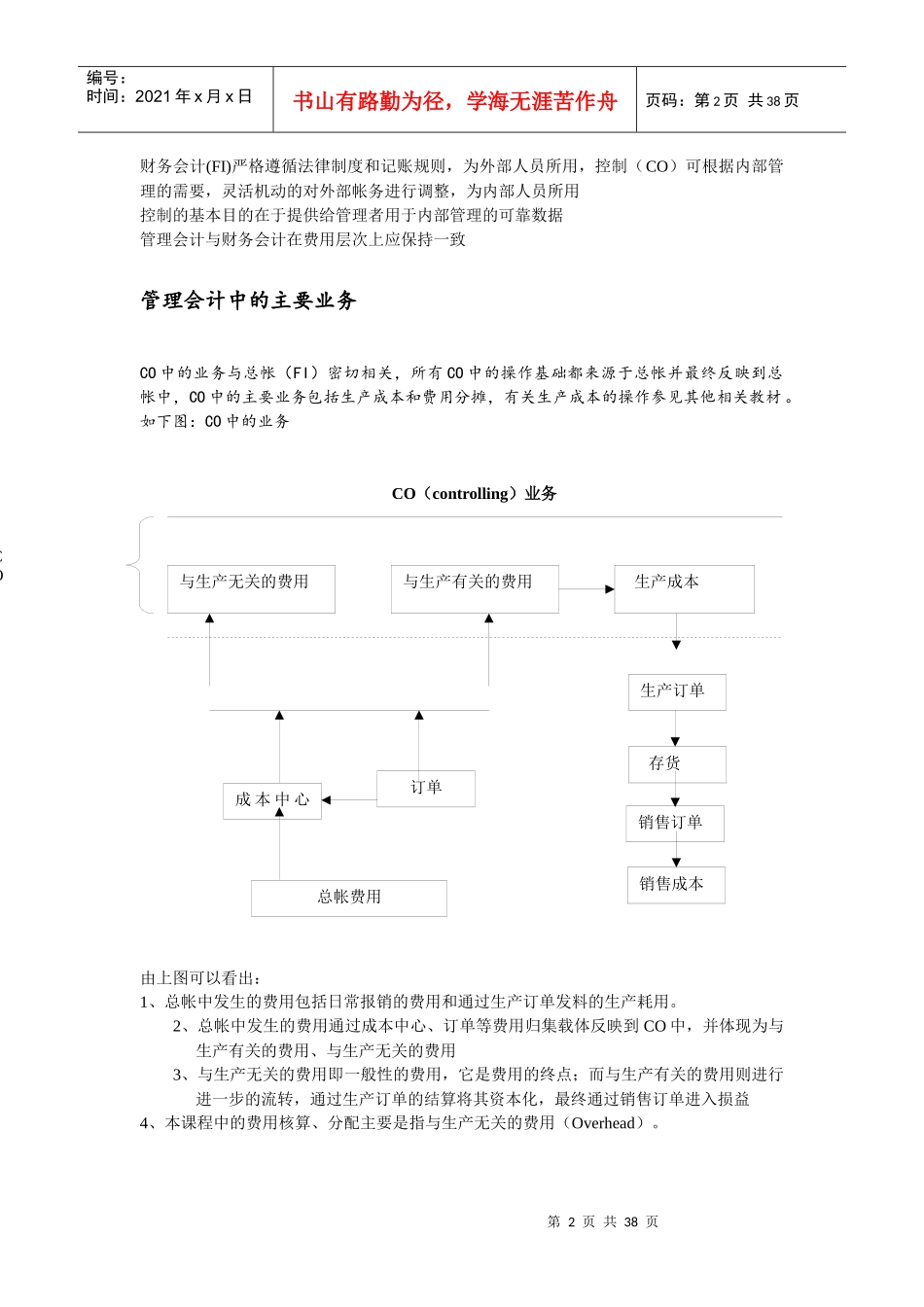 XX成本中心规划方案_第2页