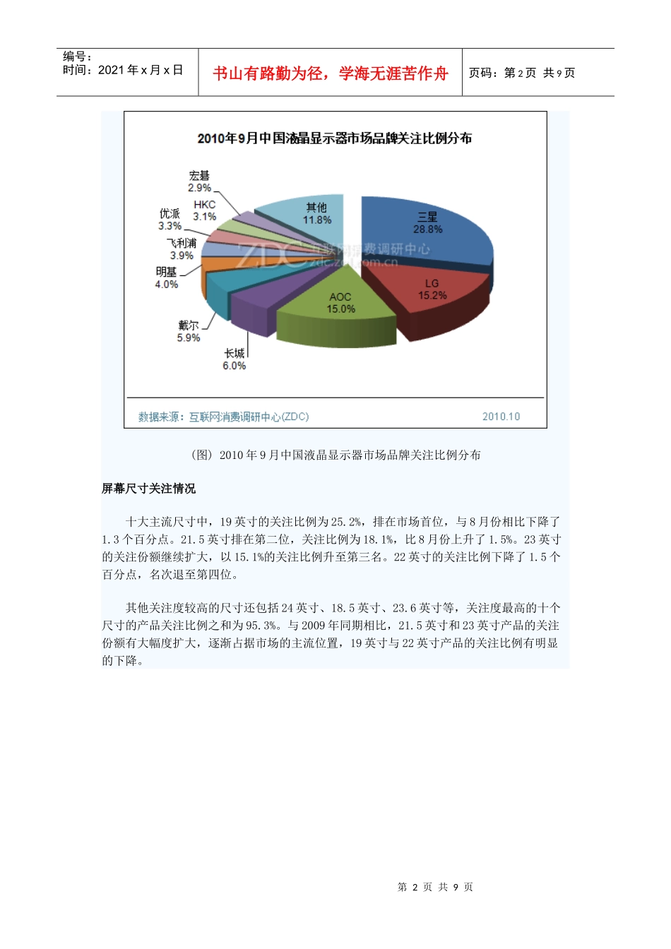 XXXX年9月中国液晶显示器市场分析报告_第2页