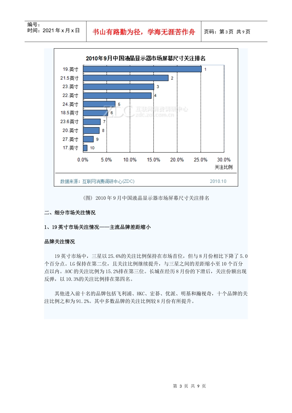 XXXX年9月中国液晶显示器市场分析报告_第3页