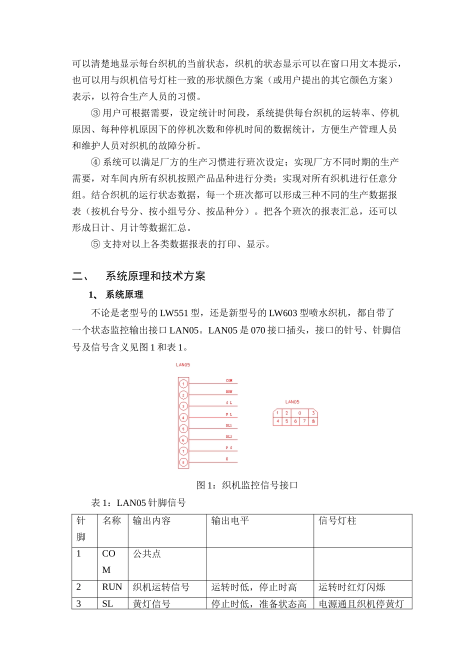 XX公司织机监控管理系统三期技术方案（DOC 11)_第3页