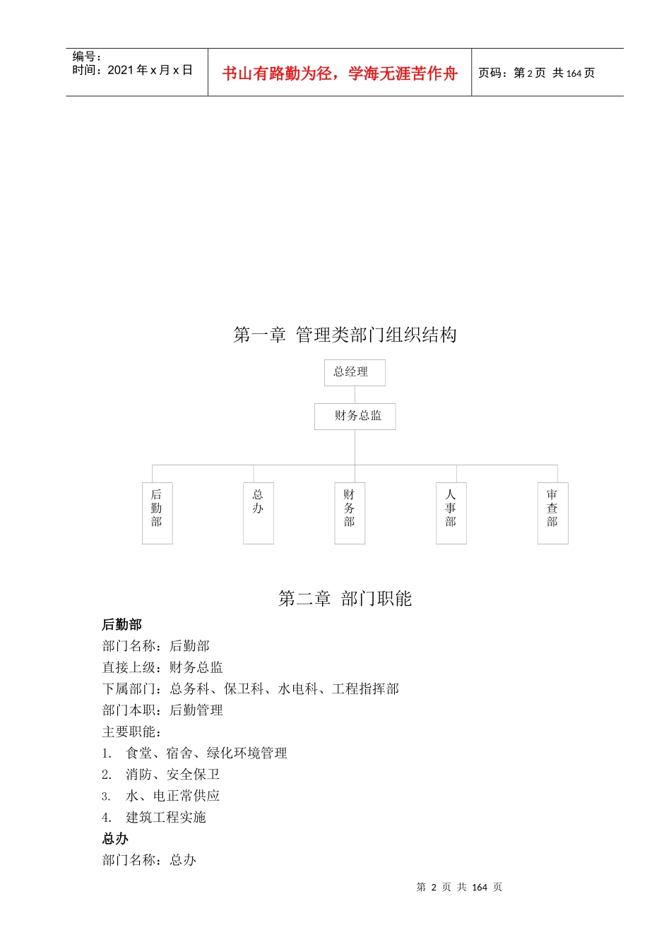 XX实业有限公司管理类制度（DOC158页）_第2页