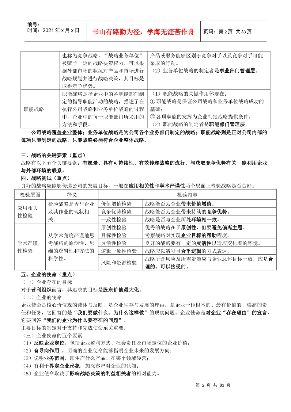 XXXX年CPA公司战略学习总结_第2页