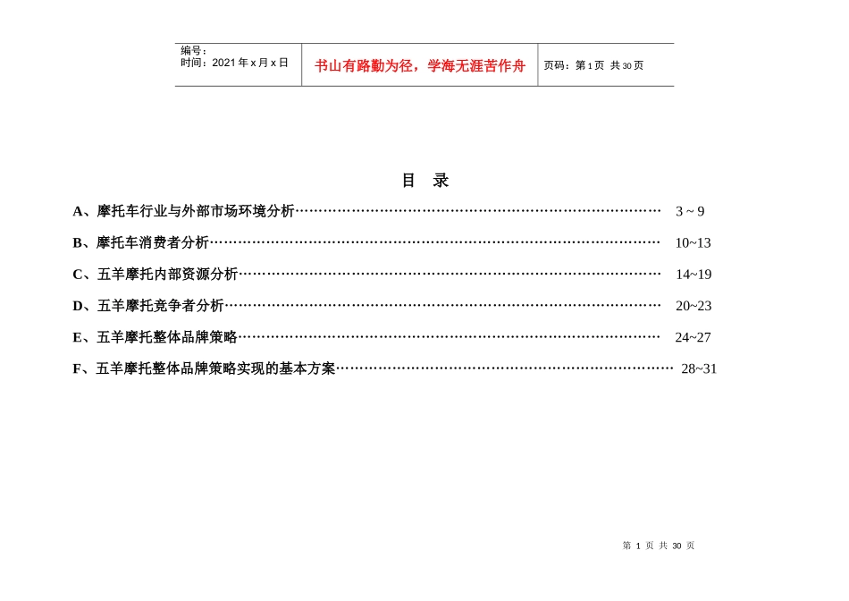 XXX摩托品牌策略报告_第2页