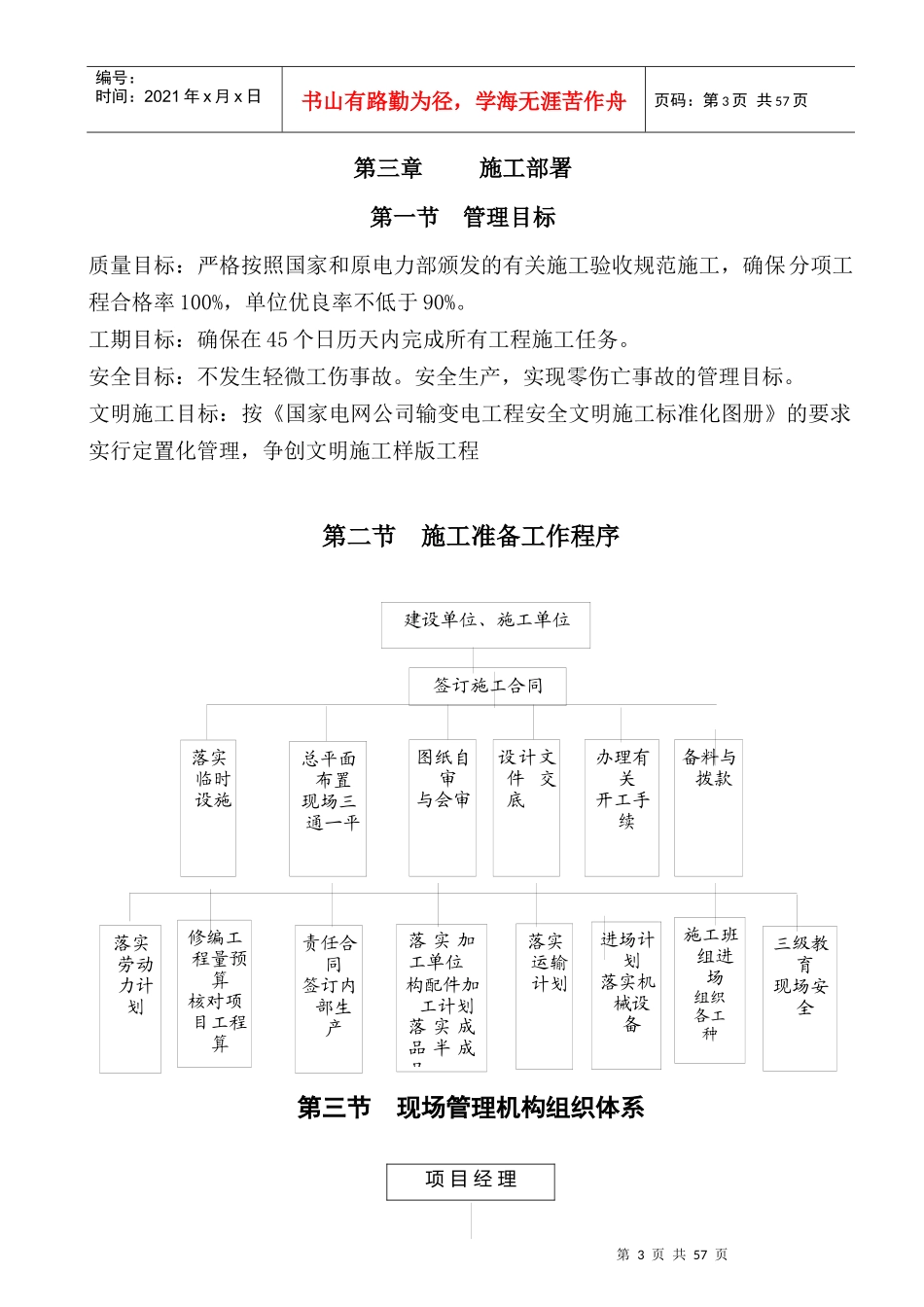 xx市电动汽车充电站施工组织设计_第3页