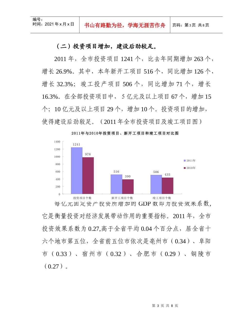 XXXX年全市固定资产投资实现预期目标_第3页