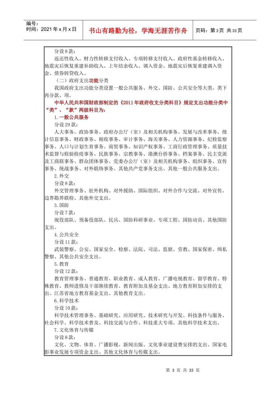 XXXX年会计继续教育《政府预算管理制度改革》讲义_第3页