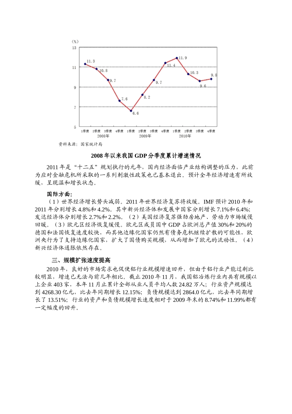 XXXX年铝冶炼及压延加工行业分析报告_第2页