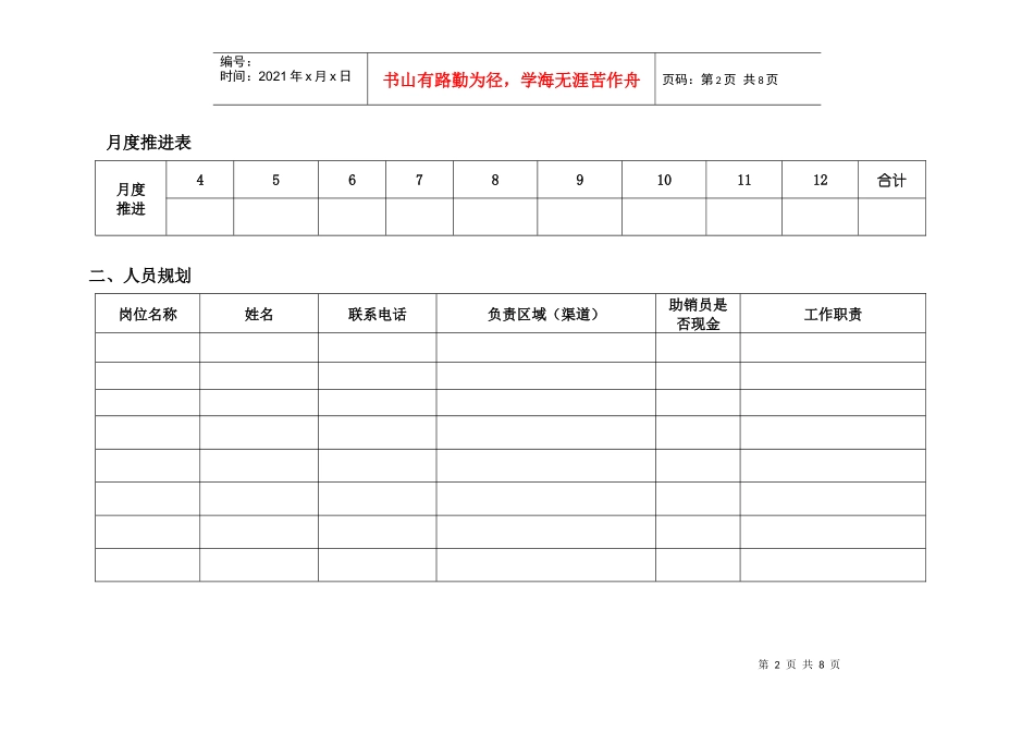 XXXX年特曲事业部各市场年度方案规划_第2页