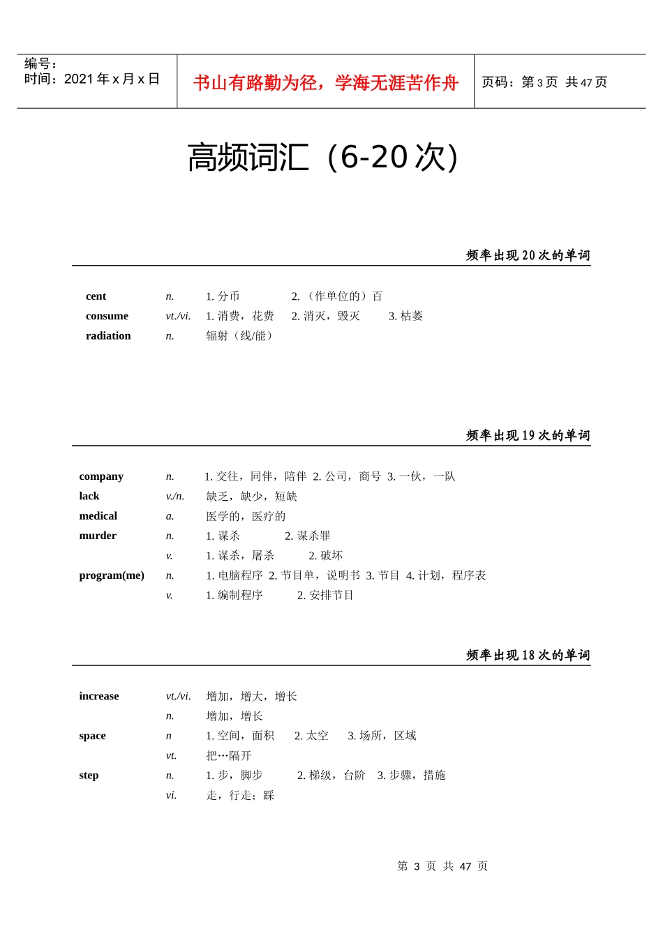 MBA词汇频率_第3页