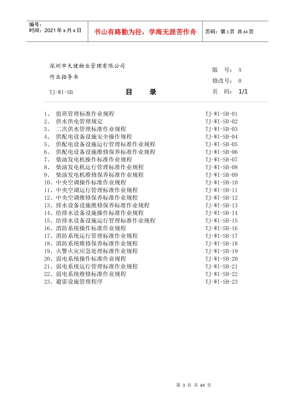 TJ-WI-SB机电设备管理工作手册(1稿)_第3页