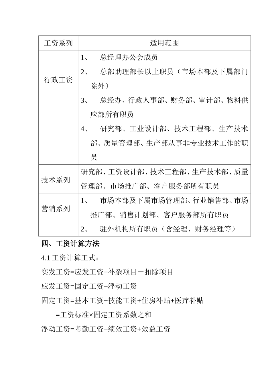 IT行业—薪酬管理制度_第3页