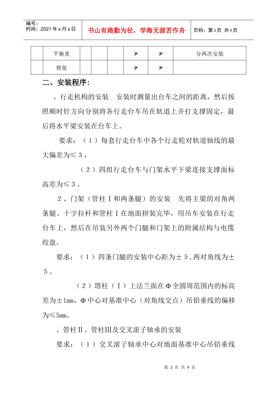 MQ600B-10T30T门机安装施工组织设计方案_第3页