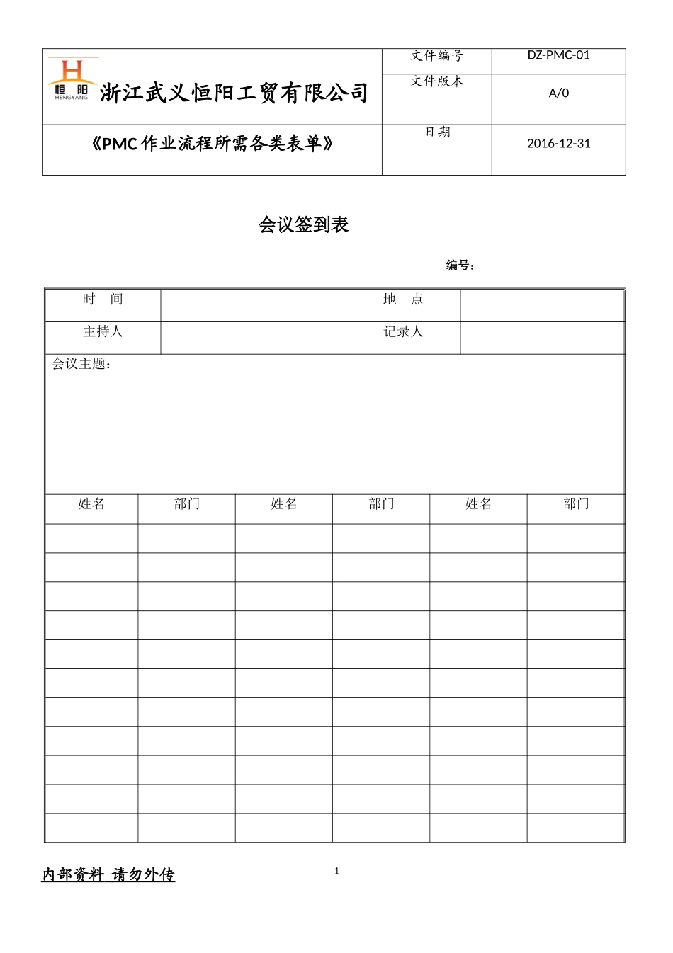 PMC作业流程所需各类表单(DOC49页)_第2页