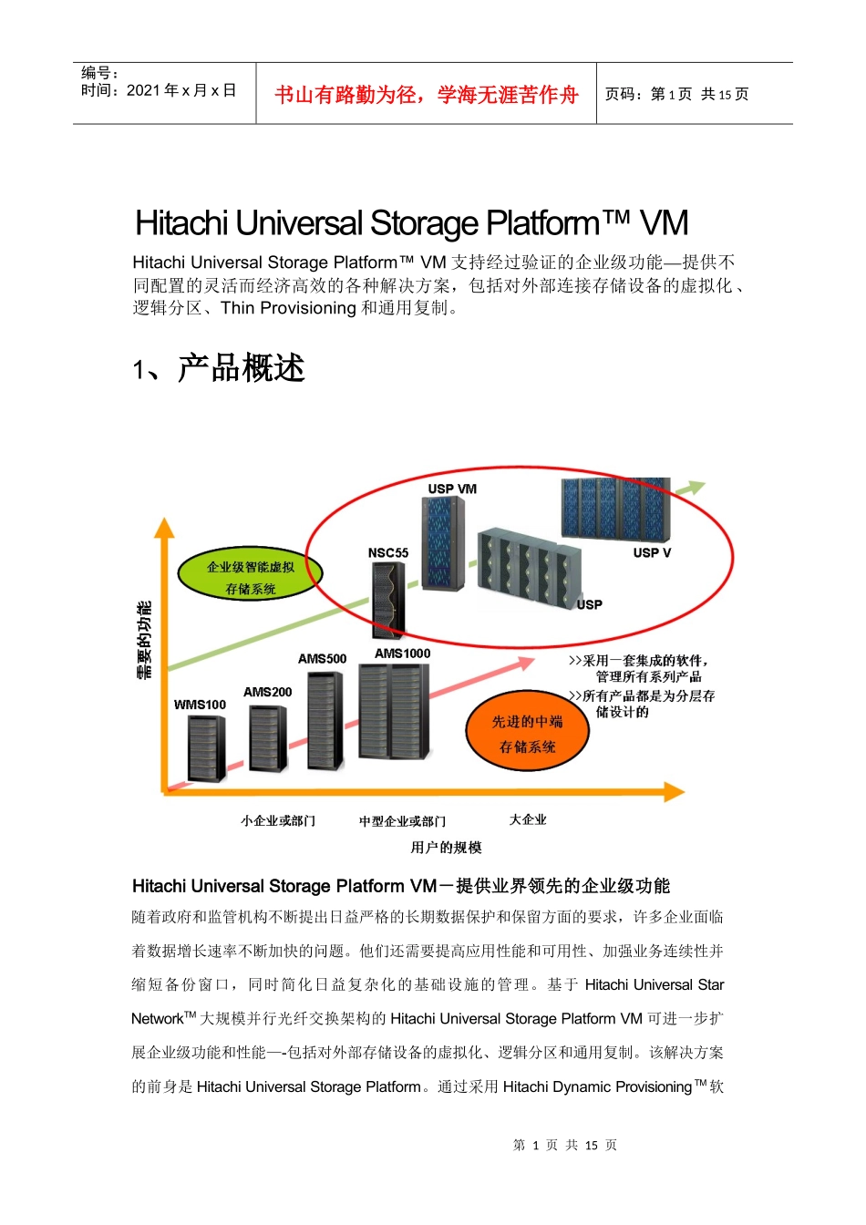 USP VM 产品简介_第1页