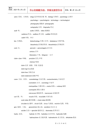 MBA词汇---马全海