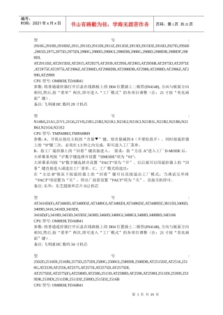 TCL彩电进入工厂模式方法的汇总