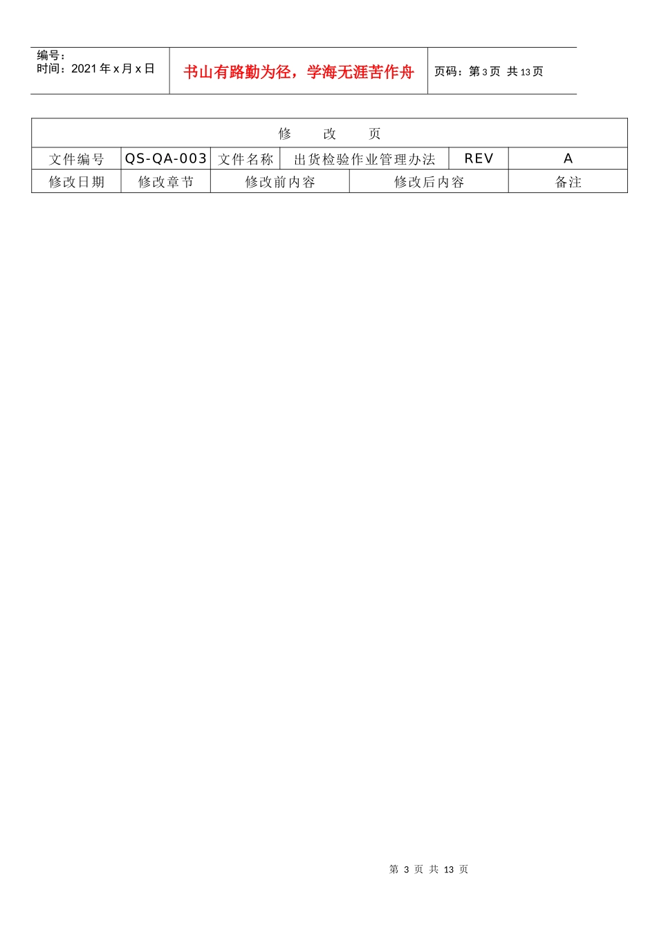 QS-QA003出货检验作业管理办法_第3页