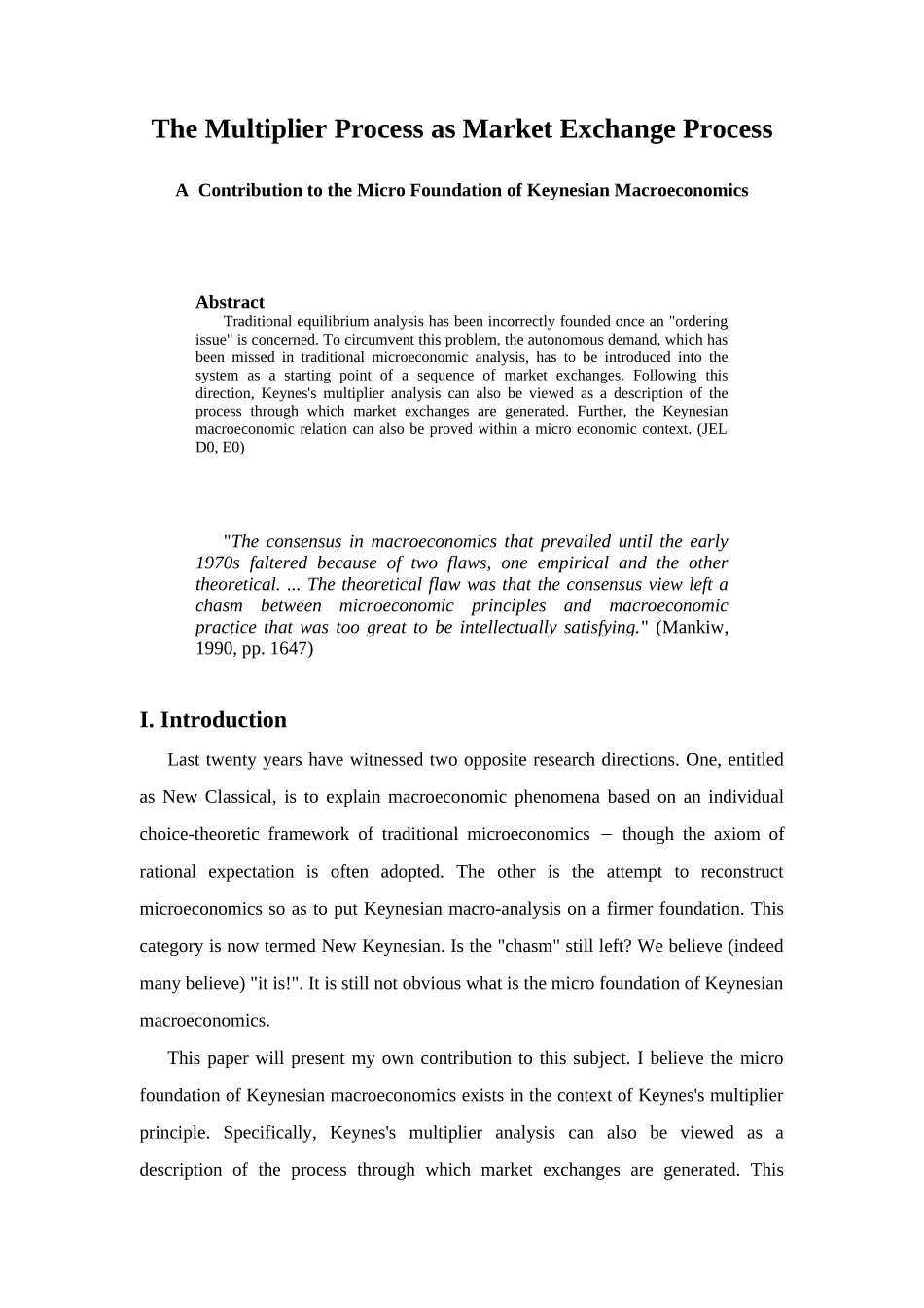 TheMultiplierProcessasMarketExchangeProcess(英文版)_第2页