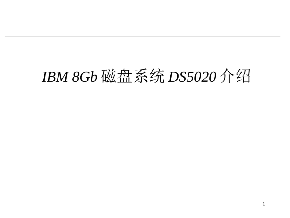 IBM_DS5020存储详细参数详述_中文_产品详细说明--足够详细_官网只有_第1页