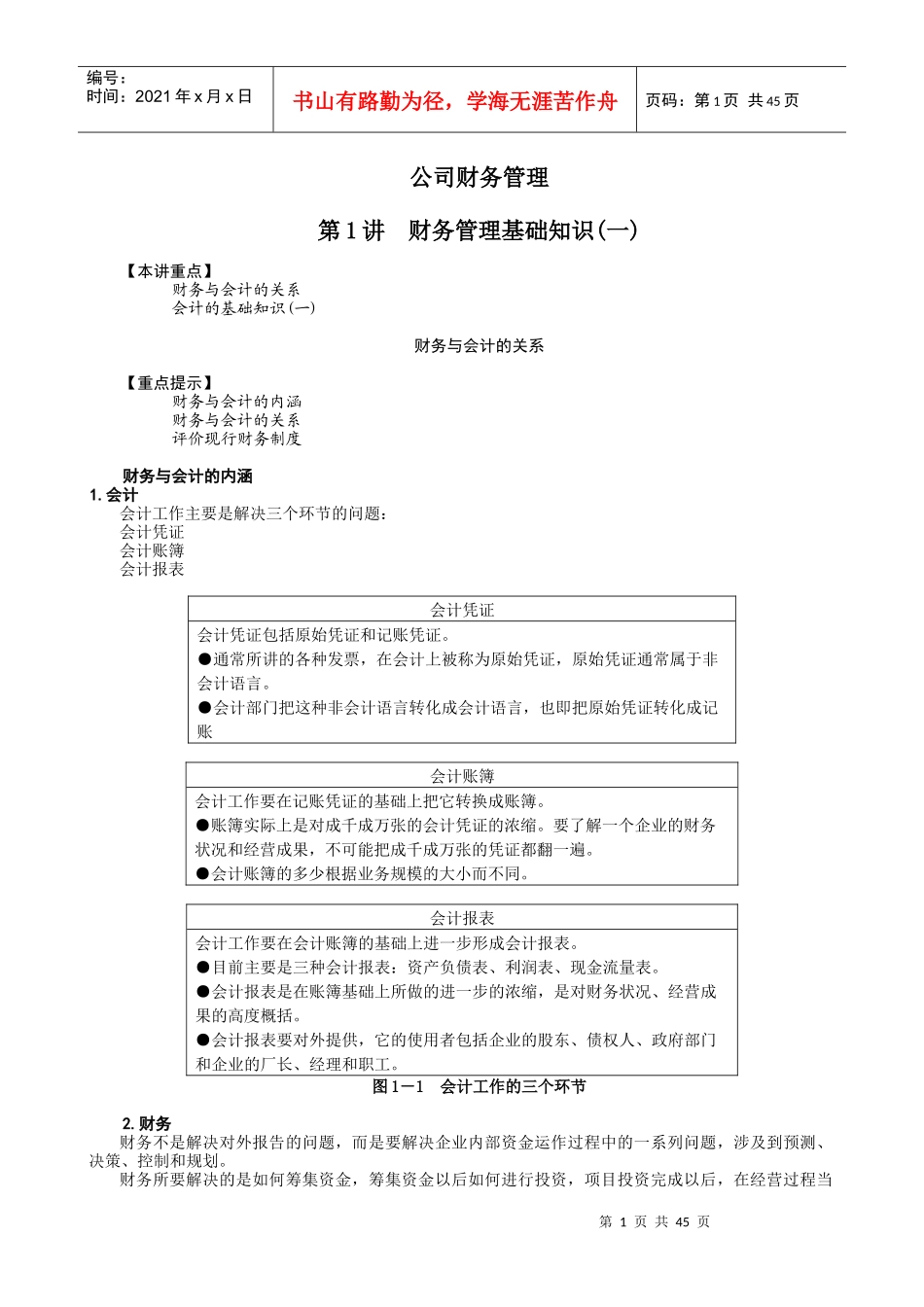MBA全景教程之六__公司财务管理_第1页