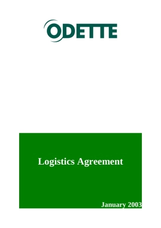 LogisticsAgreement(英文版)