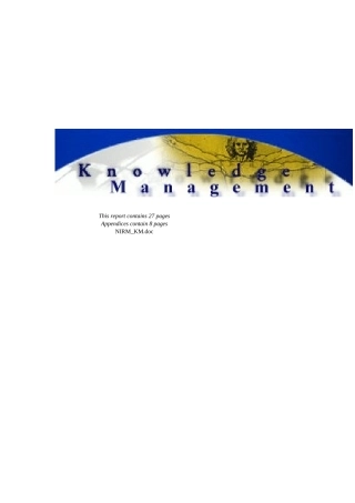 KnowledgeManagementAbusinesscase