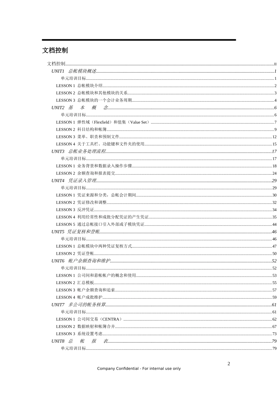 Oracle财务管理系统总帐模块培训手册_第2页