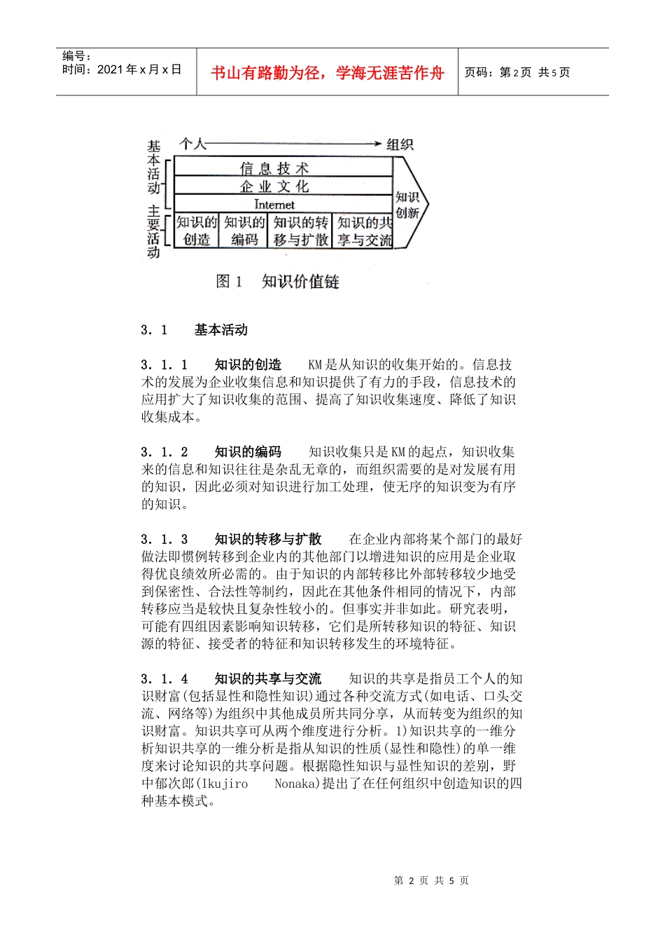 KM知识管理的价值链分析_第2页
