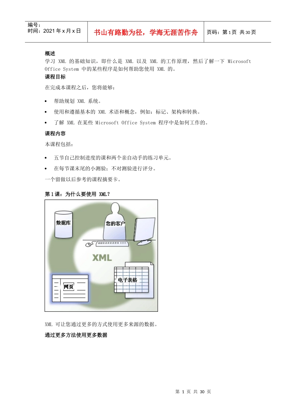 XML的基础知识学习_第1页