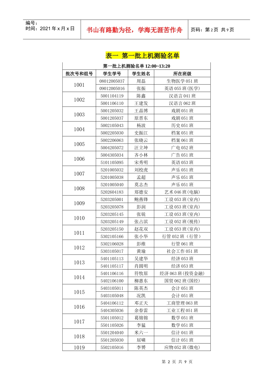 Linux课程及上机测验时间安排_第2页