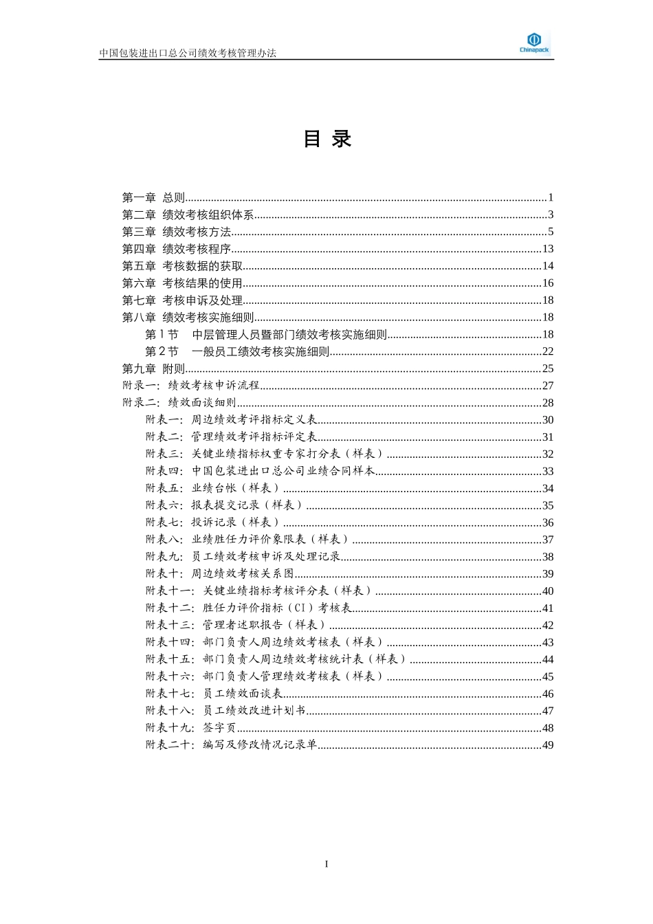 No3-中国包装进出口总公司绩效考核管理办法vfinal_第3页