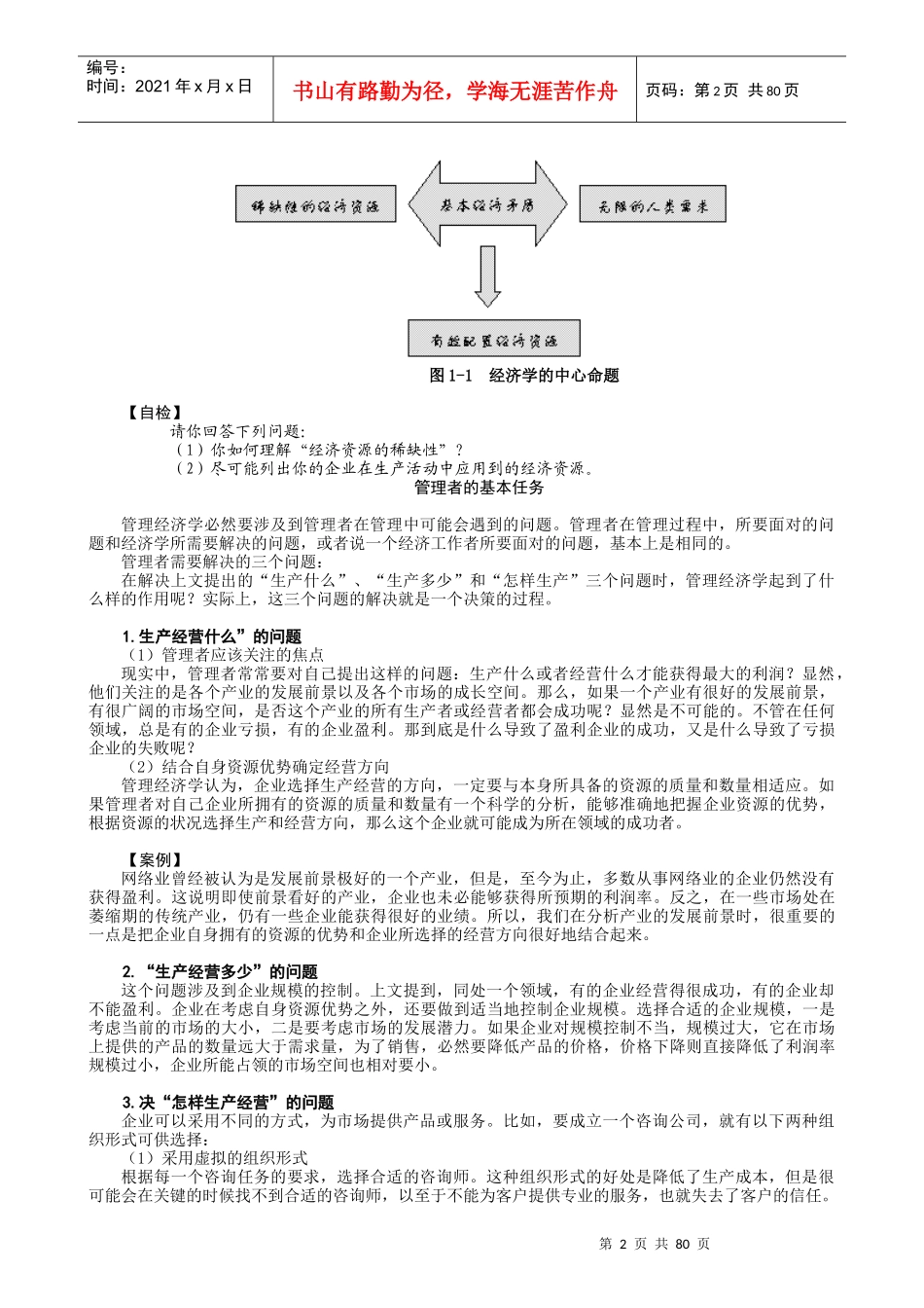 MBA全景教程之二__管理经济学_第2页