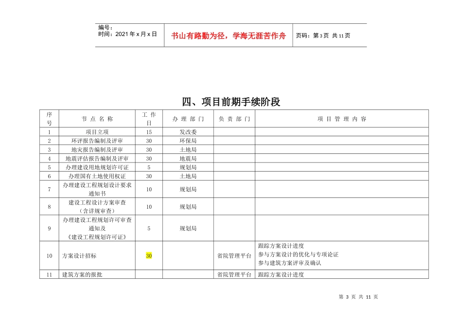 XPM项目总体计划实施大纲_第3页