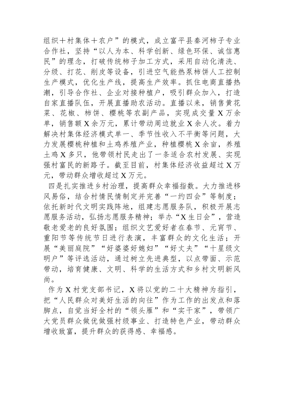 村党支部书记个人先进事迹_第2页