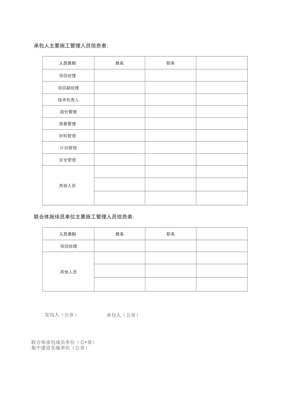 建设工程施工合同信息要素表_第3页