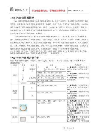 TNV天丽仕招商活动流程