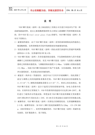 VEGF胶泥(涂料)施工规范