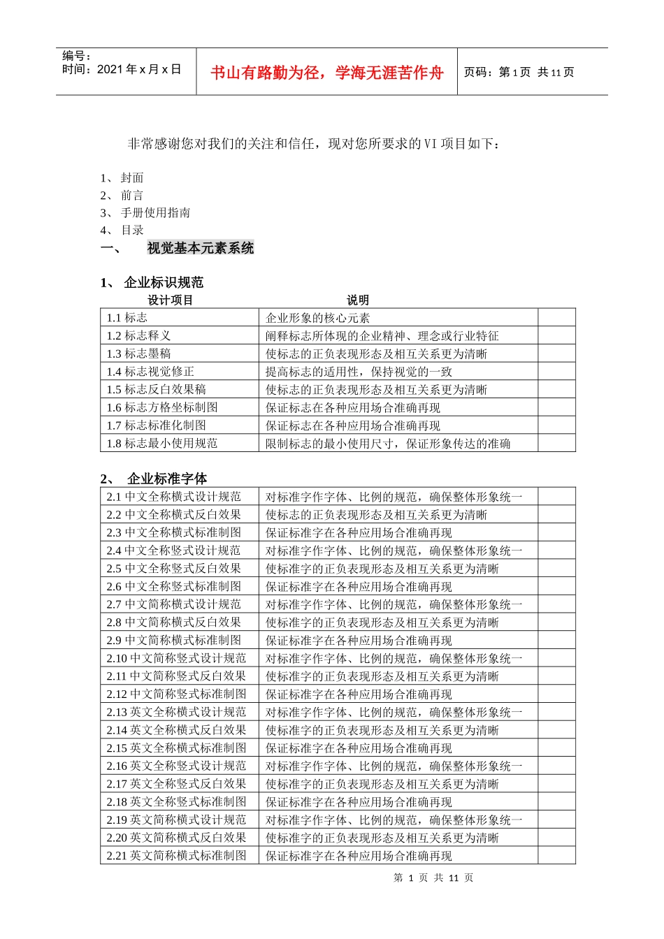 vi项目清单_第1页