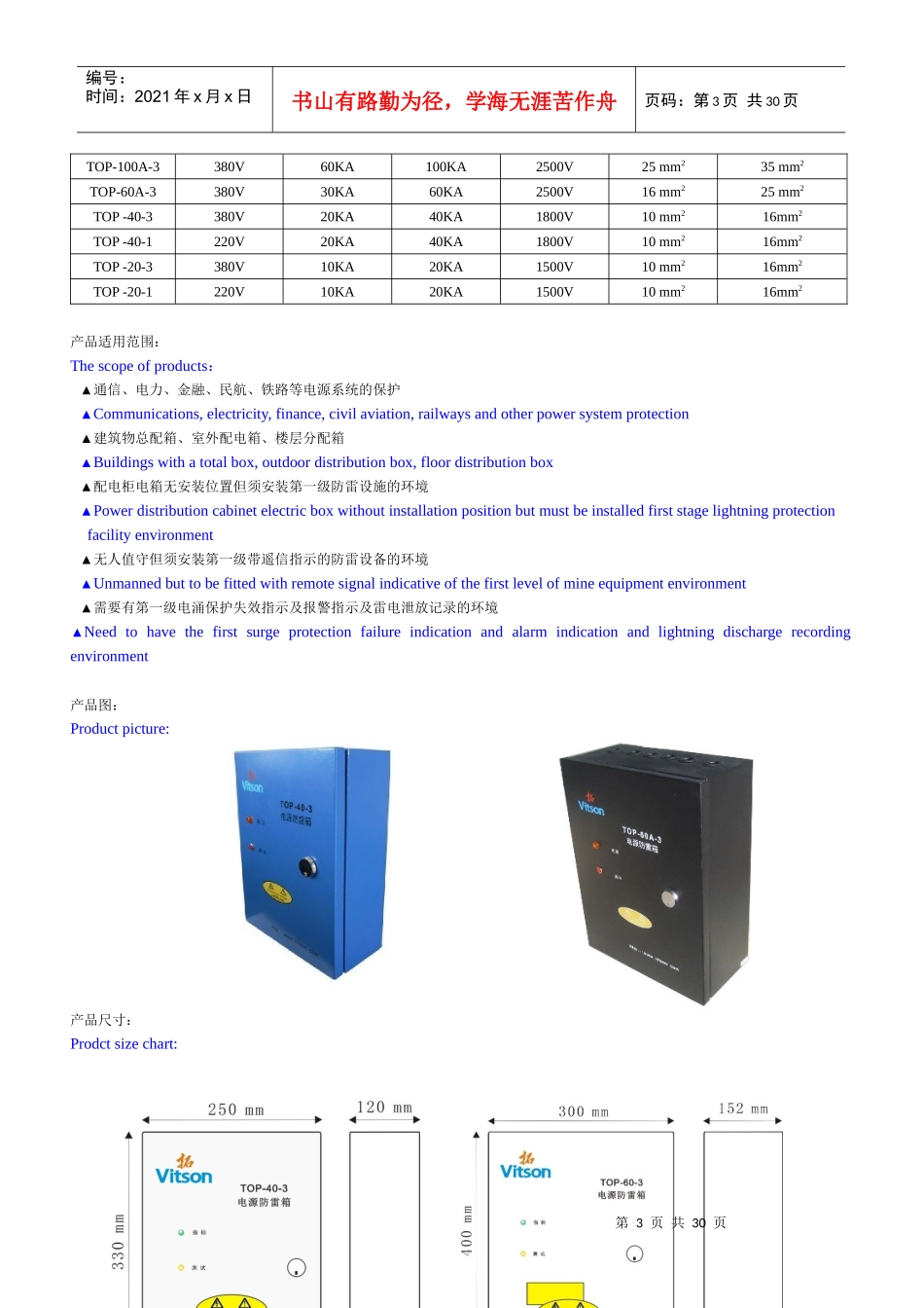 VITSON产品说明书(中文英文)_第3页