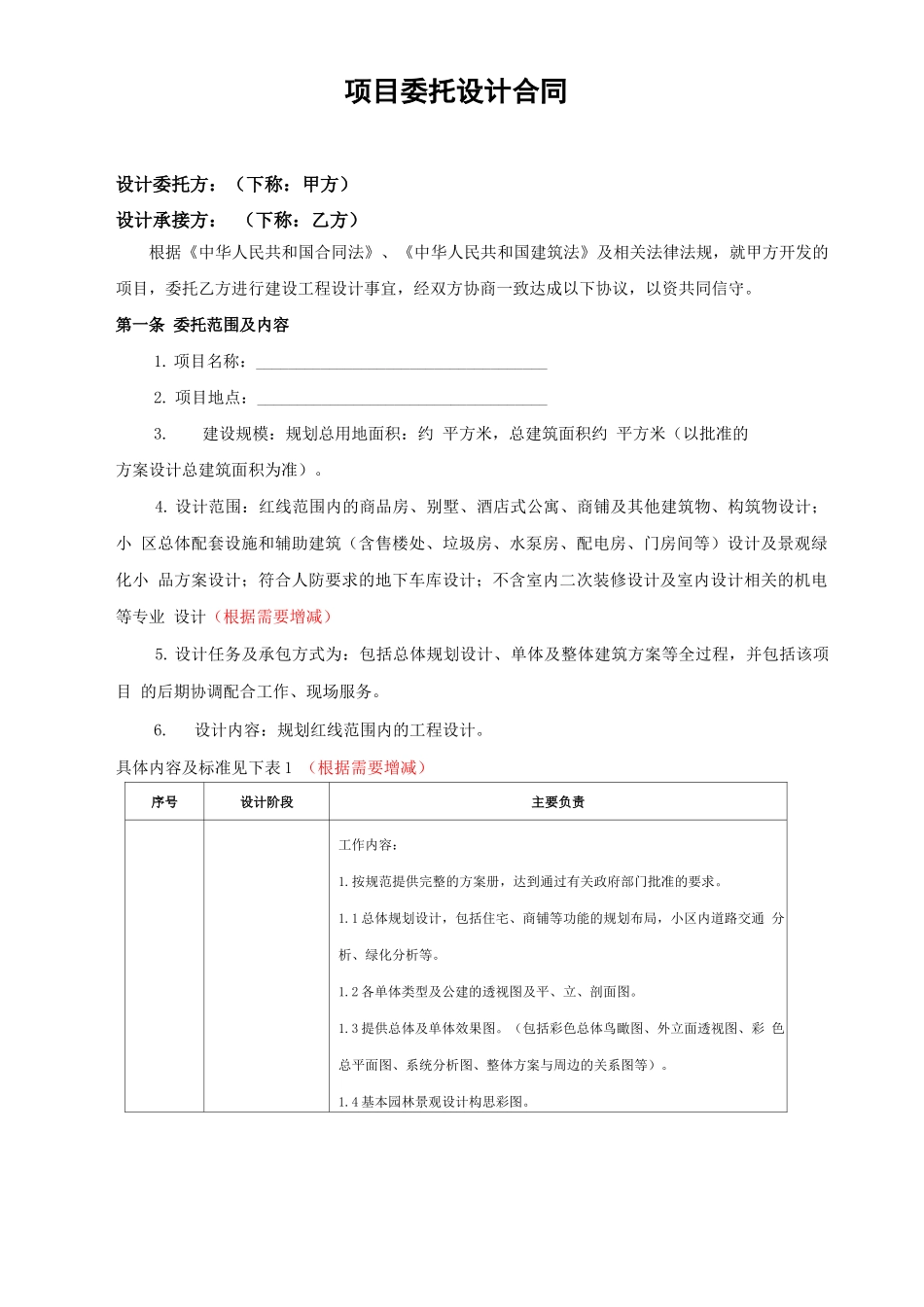 概念方案设计委托合同_第2页