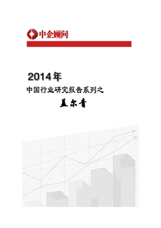 XXXX-2020年中国盖尔青市场监测与投资决策咨询报告