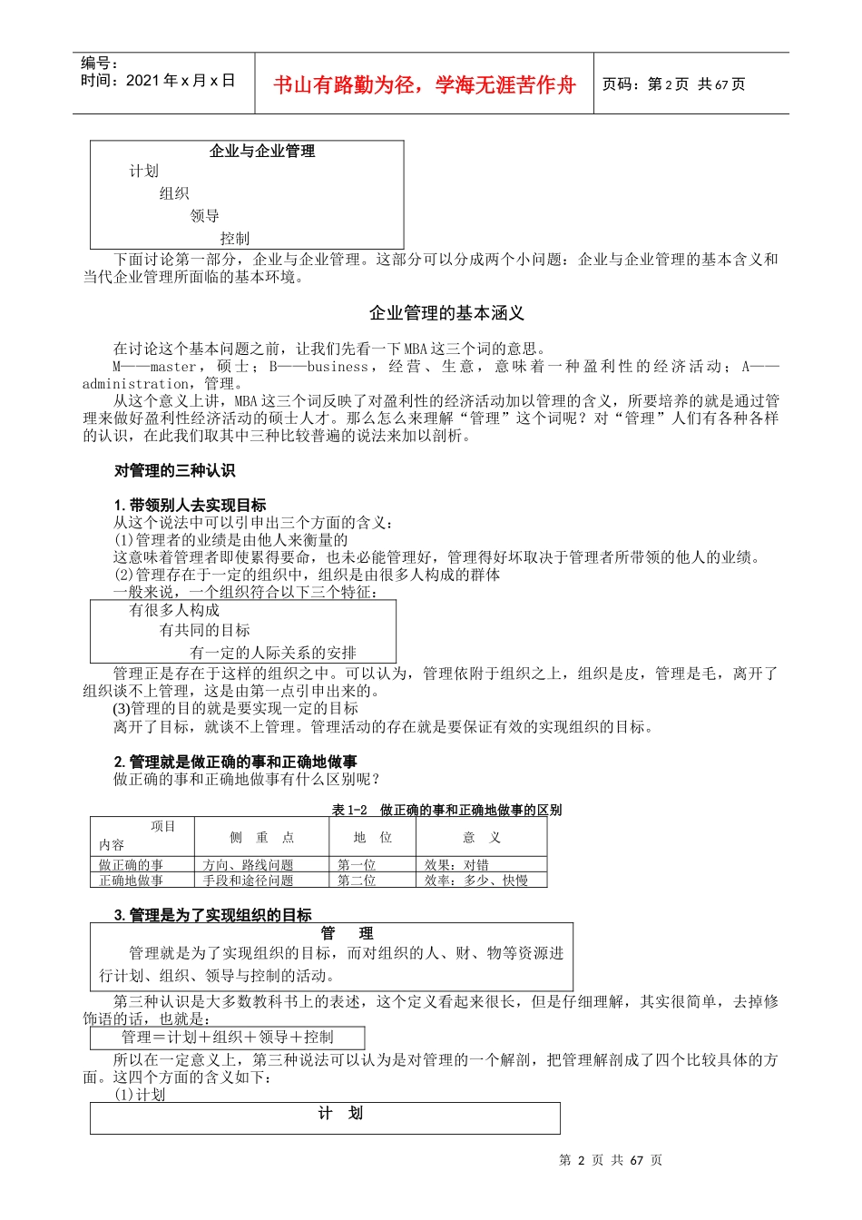 MBA全景教程之四__管理学_第2页