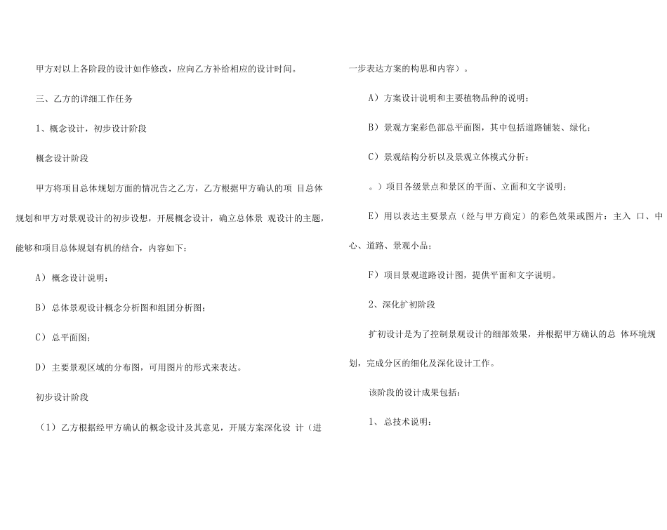 景观规划设计合同(3篇)_第2页