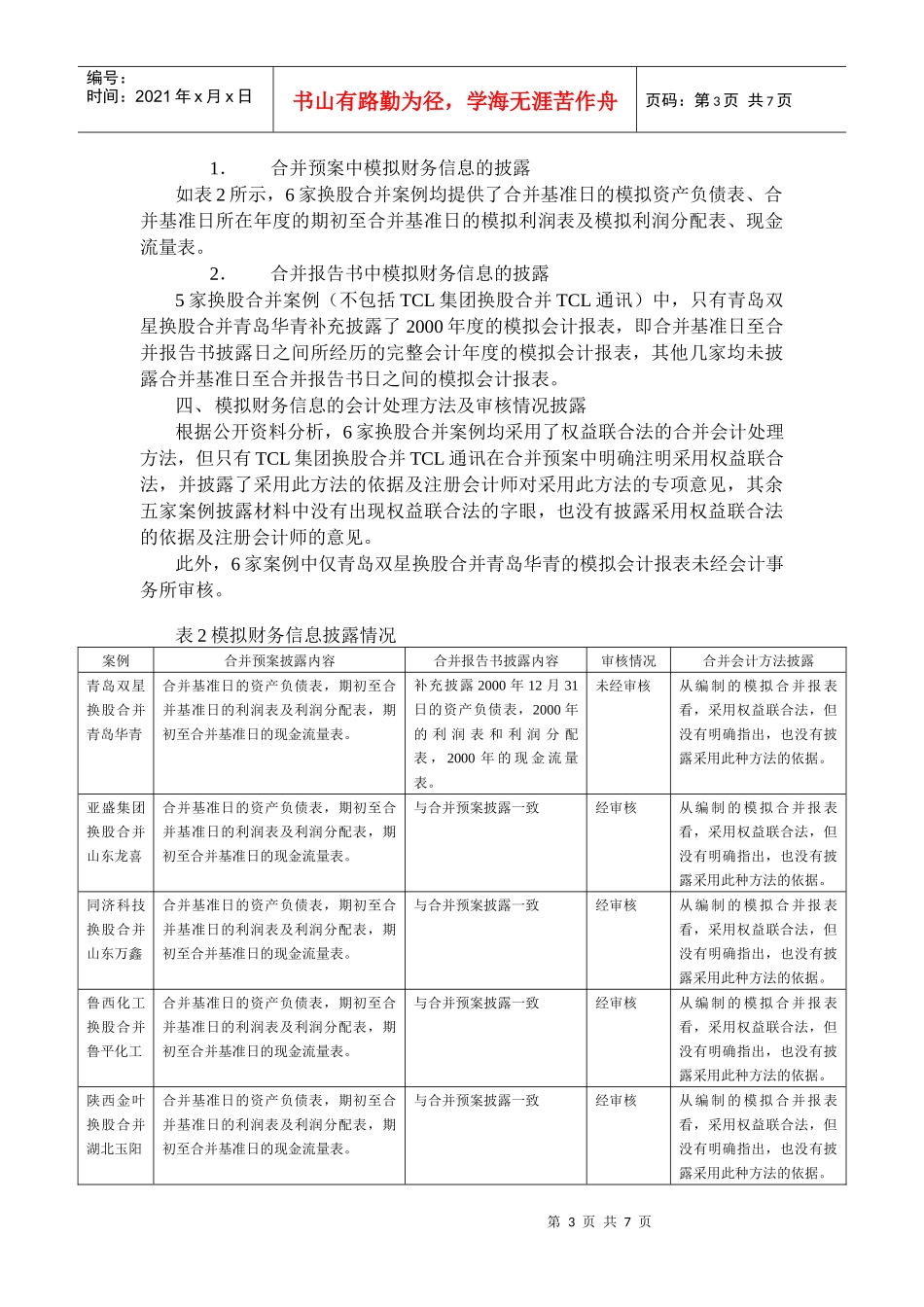 TCL集团换股合并其上市子公司TCL通讯_第3页