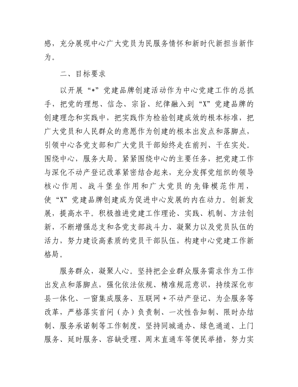 党建品牌创建活动实施方案_第2页