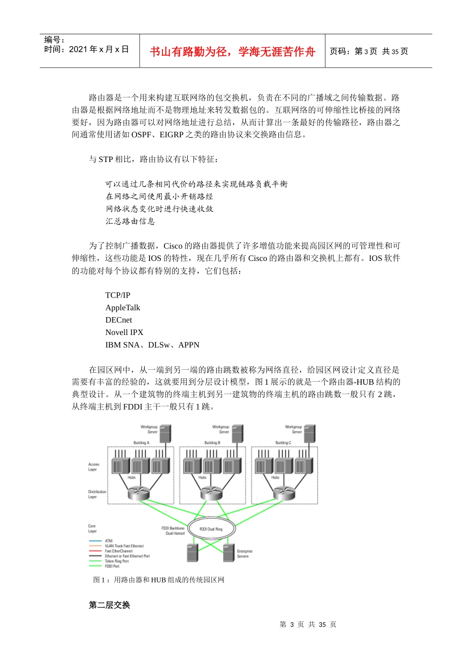 Cisco多层交换园区网设计模型_第3页