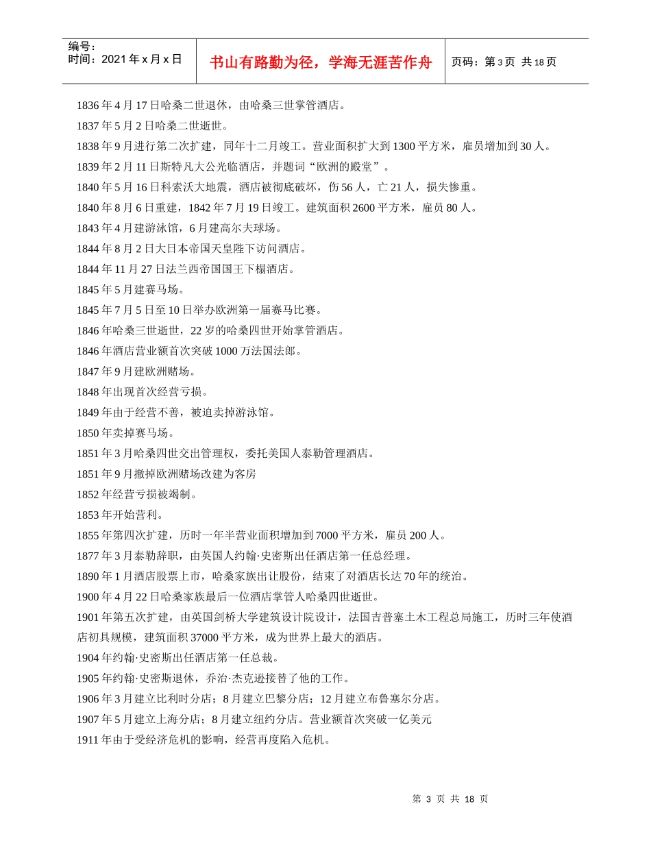 GOIDEN PEAK HOTEL集团公司员工手册_第3页