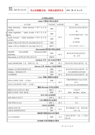 GL对机构各项目合作代理价doc-Adobe中国设计师