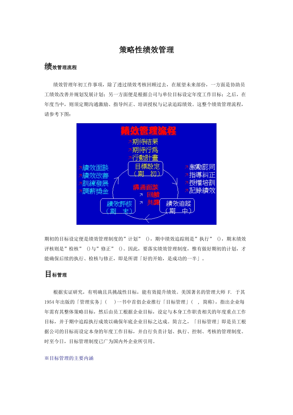企业策略性绩效管理概要_第1页