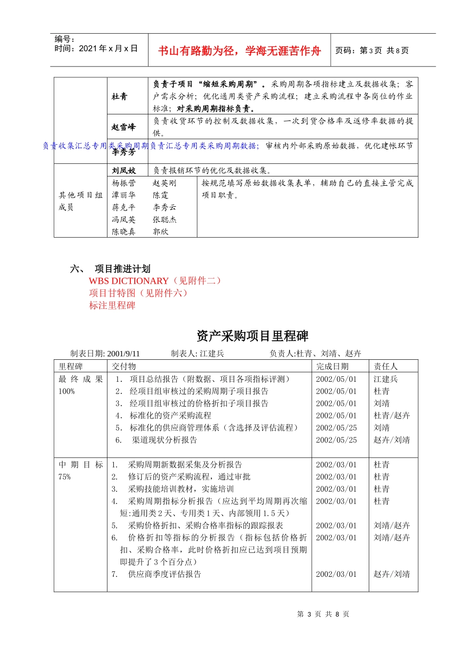 优化资产采购管理项目计划书(doc 7)_第3页